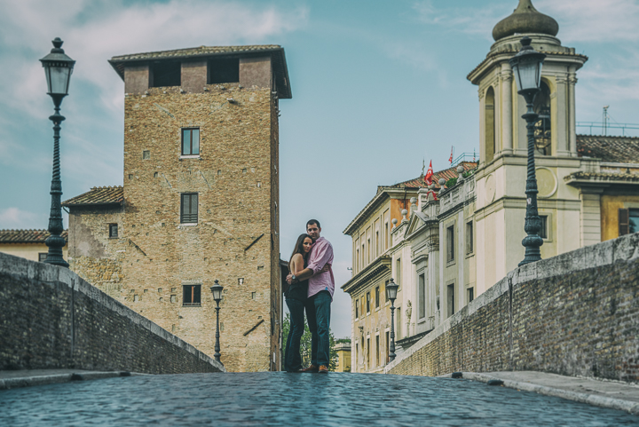Romantic and emotional engagement shoot in rome  18