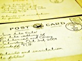 vintage postcards save the date