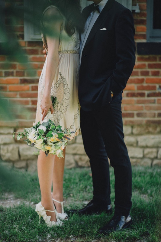 Romantic boho inspired wedding with a vintage patterned dress  19