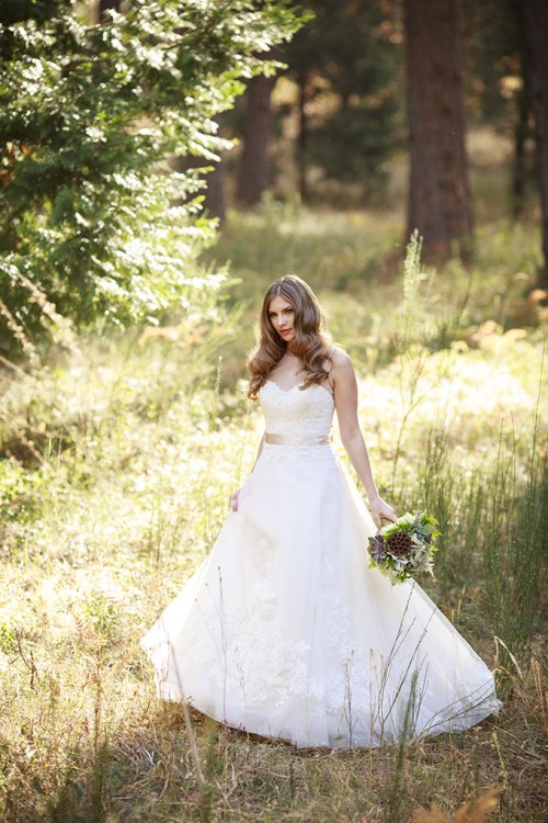 Romantic Fall Forest Wedding Inspiration