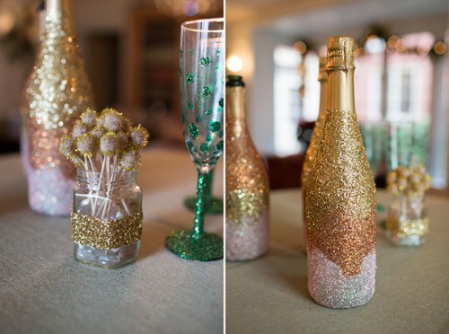 Romantic Gold Glitter Wedding Inspiration