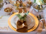 Romantic Gold Glitter Wedding Inspiration