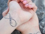 heart tattoos with the wedding date done in Roman numbers are lovely and chic, they are simple and black, with cool shapes