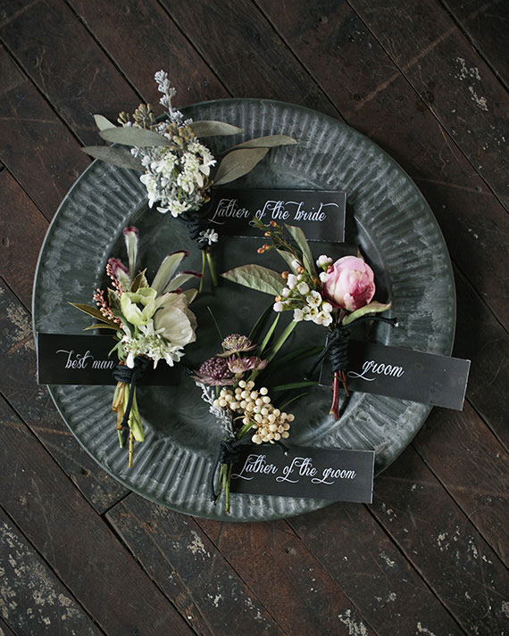 Picture Of romantic industrial wedding shoot with personalized touches  2