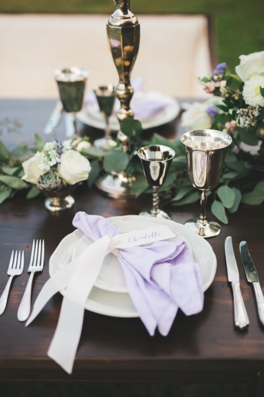 Romantic lavender vineyard wedding shoot  7