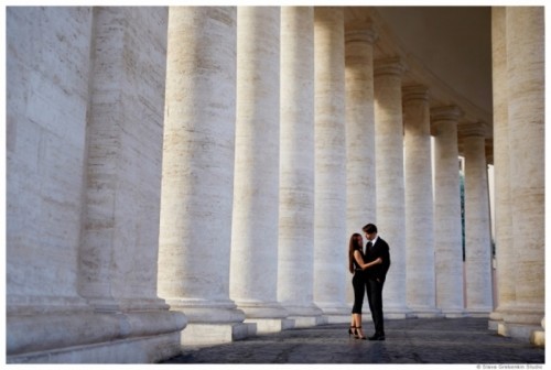 Romantic Modern Destination Wedding In Rome