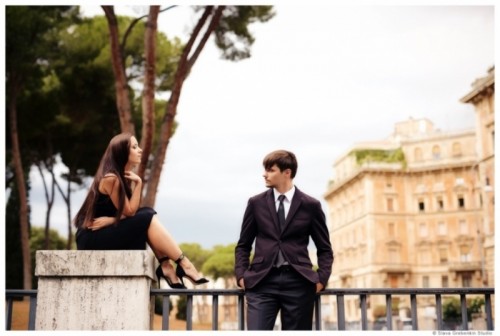 Romantic Modern Destination Wedding In Rome