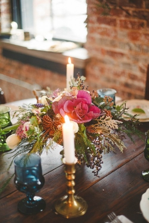 Romantic Navy And Gold Fall Wedding Inspiration