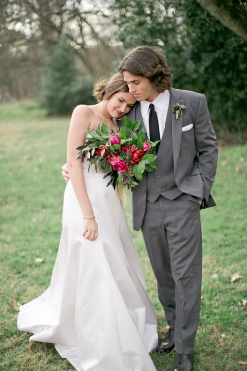 Romantic Pink, Green And Gold Wedding Inspirational Ideas