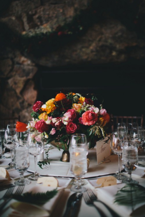 Rustic And Elegant Aspen Winter Wedding Inspiration