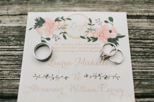 Rustic Mountain Wedding With Peach Touches