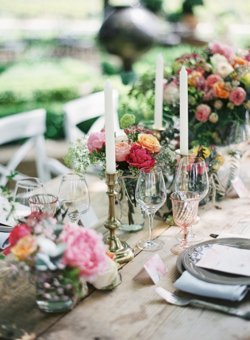Sensuous Bohemian French Garden Wedding Inspiration