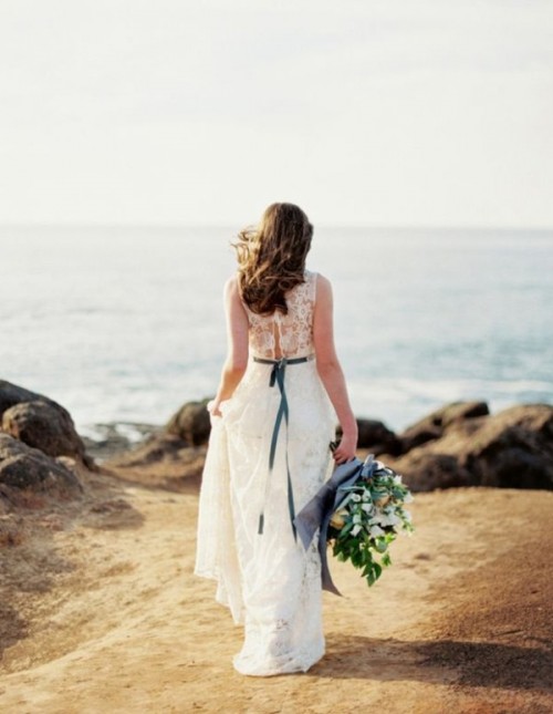 Soft And Romantic Elizabeth Dye Wedding Dresses