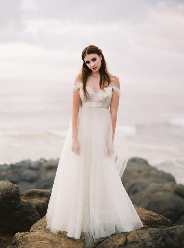 Picture Of soft and romantic elizabeth dye wedding dresses  8