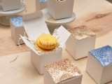 DIY Glitter Top Favor Boxes