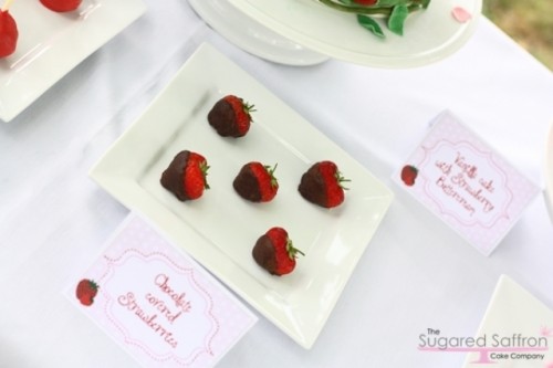 Strawberry Themed Dessert Table For Your Wedding