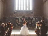 a chapel with graffiti inside is a creative and out of the box space to tie the knot, a fresh take on traditional churches