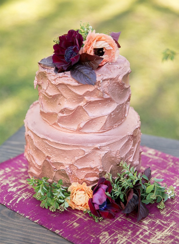Picture Of stunning berry hued wine country wedding inspiration  4