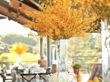 cute tall wedding centerpieces for fall