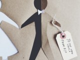 The Cutest And Easiest Diy Paper Doll Bridal Gift Wrap