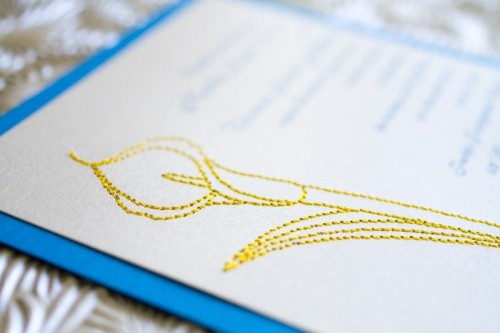 The Hottest 2015 Wedding Trend: 16 Romantic Embroidered Wedding Invitations