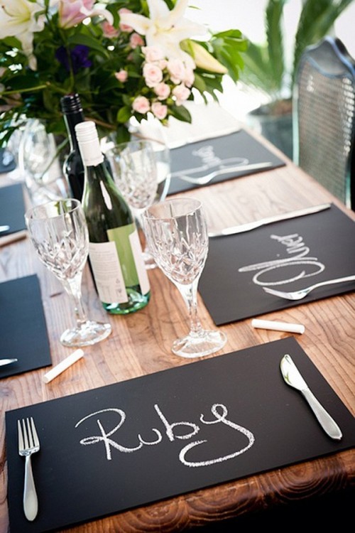 The Hottest Wedding Trend Chalkboard Pieces
