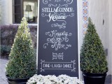 The Hottest Wedding Trend Chalkboard Pieces