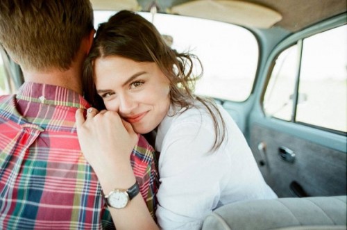 The Sweetest Road Trip Engagement Session