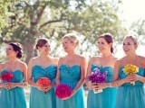 Torquoise And Fuchsia Wedding Inspiration