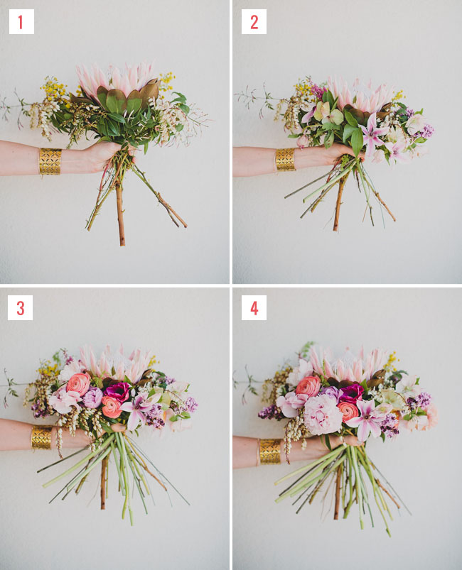 Trendy and creative diy king protea bouquet  3