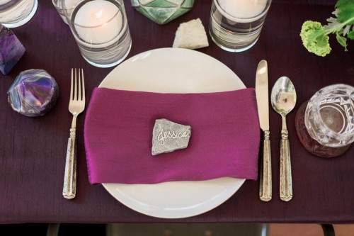 Unique And Colorful Agate Inspired Bridal Shower