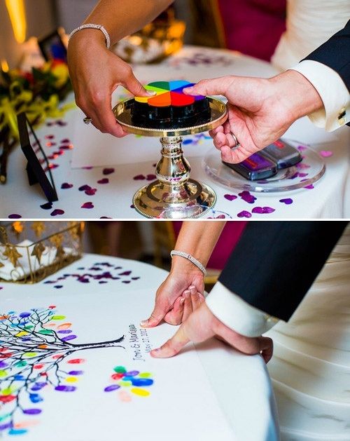 Unique And Creative Thumbprints Wedding Ideas