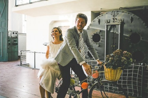 Unique Wedding At An Old Power Station In Spain