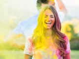 Very Colorful And Fun Engagement Photo Session