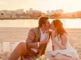 Very Romantic Beach Wedding In Portugal