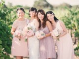Vineyard Wedding With Blush Pink Touches