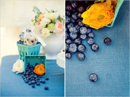 Vintage Blueberry Wedding Inspiration