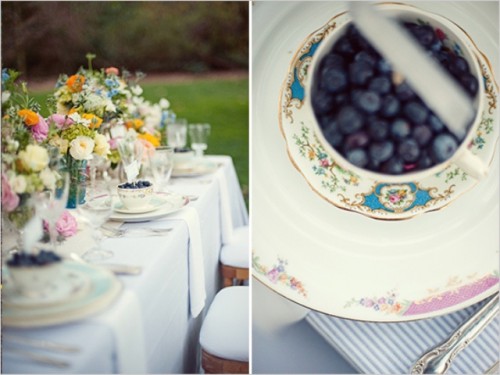 Vintage Blueberry Wedding Inspiration