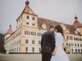 Vintage Blush Pink And White Castle Wedding In Austria