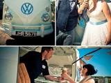 Vintage Rock N Roll Wedding With Blue Touches