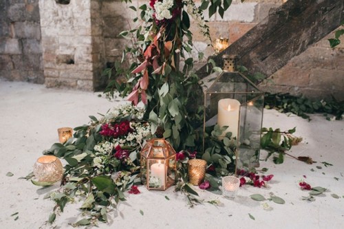 Watercolor Industrial Wedding Inspiration In An Old Factory