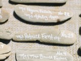 driftwood escort cards are great for a beach or coastal wedding, it’s a cute way to embrace the location