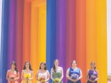 Whimsical And Cheerful Rainbow Inspired Wedding