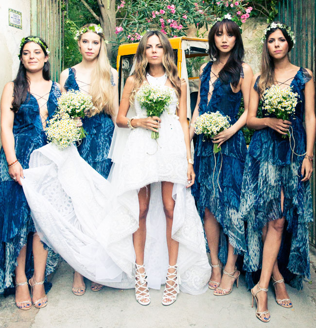 Whimsical Bohemian Capri Wedding Of Italian Vogue Editor