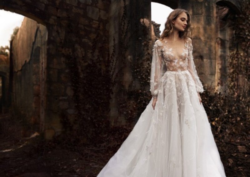 Picture Of whimsical paolo sebastian the nightingale wedding dresses collection  7