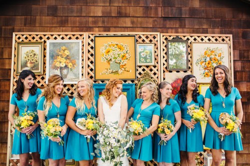 Whimsy California Morning Wedding In Lively Colors