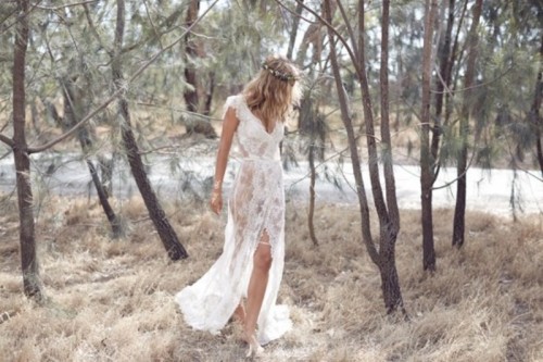 ‘Wild Love’ Bohemian Bridal Shoot With Stunning Lace Gowns