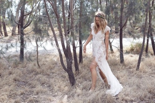 ‘Wild Love’ Bohemian Bridal Shoot With Stunning Lace Gowns