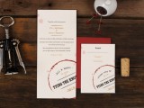 Wine Themed Invitations With A Vintage Touch
