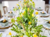 Yellow Mint And Gold Wedding Inspirational Shoot